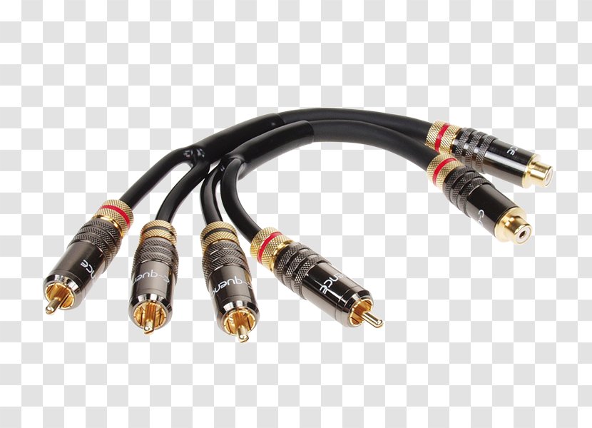 Coaxial Cable Speaker Wire Electrical Connector - Loudspeaker - RCA Transparent PNG