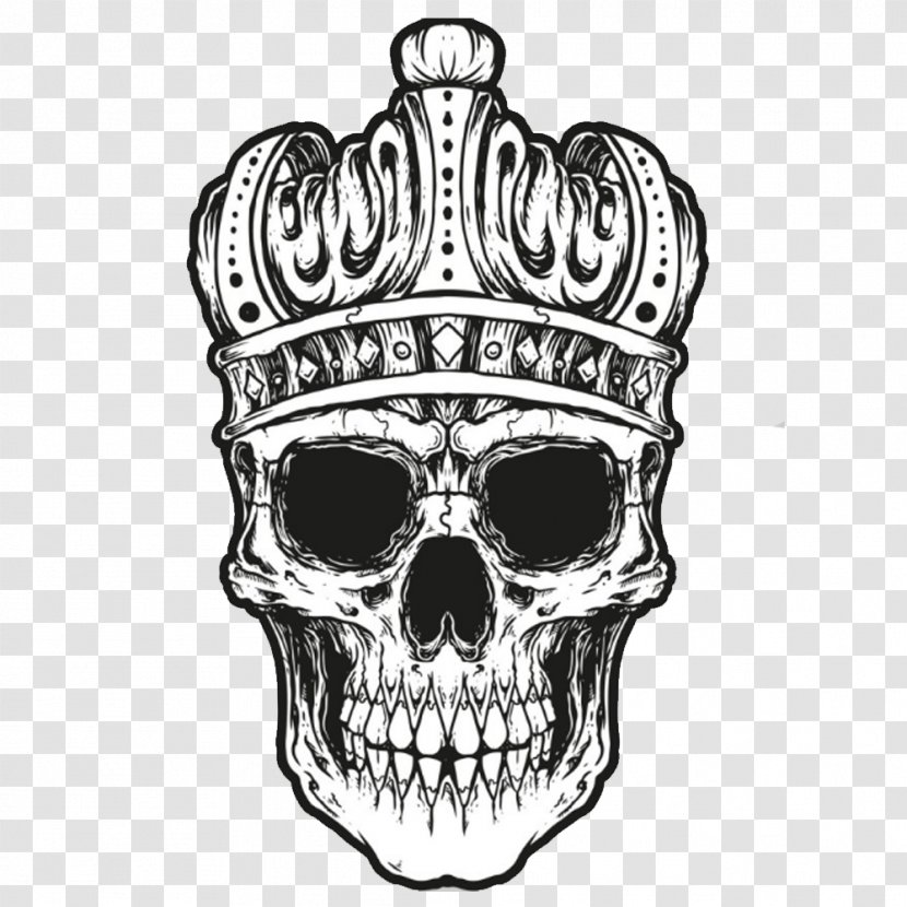 Crown Skull Pillow Clip Art - With Transparent PNG