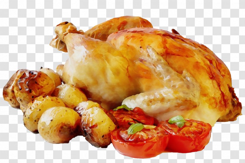 Roast Chicken Barbecue Roasting - Garnish - Boneless Skinless Thighs Stuffing Transparent PNG