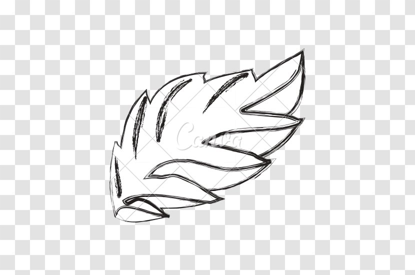 Peppermint Drawing Plant - Black And White - Mint Leaf Transparent PNG