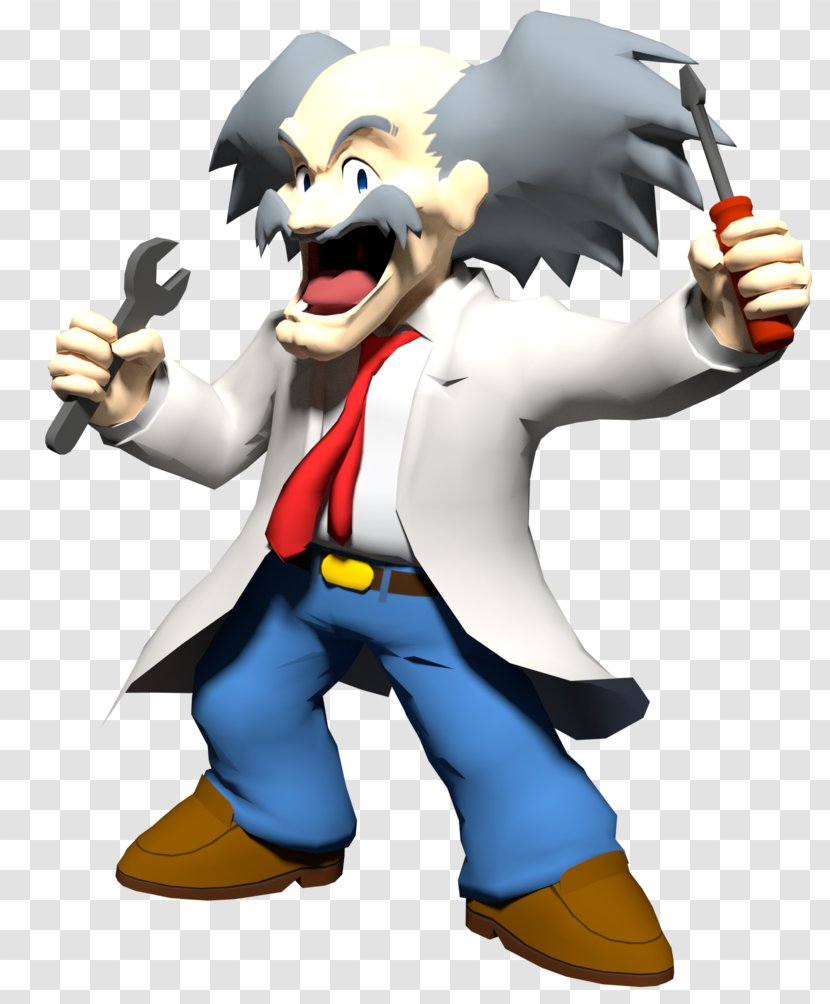 Dr. Wily Rendering Doctor Eggman DeviantArt - Mega Man - Dr Transparent PNG