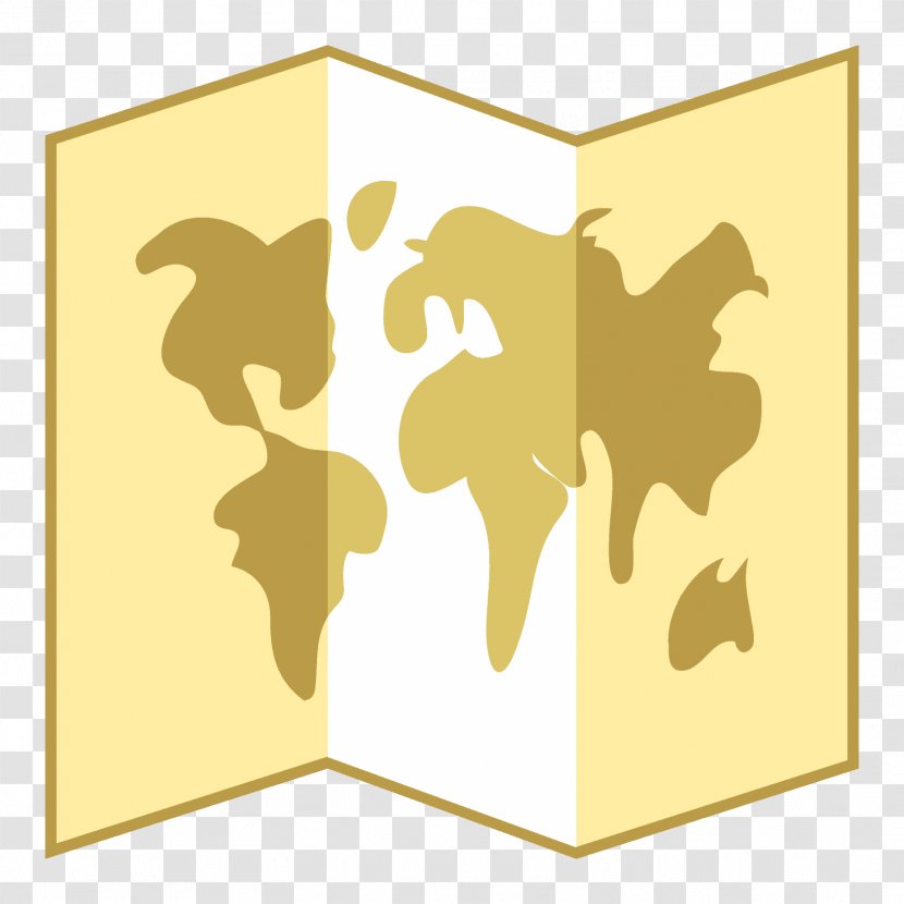 Globe World Map - Yellow - 走出世界 Transparent PNG