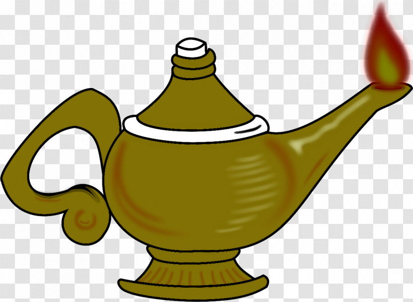 Teapot Yellow Transparent PNG
