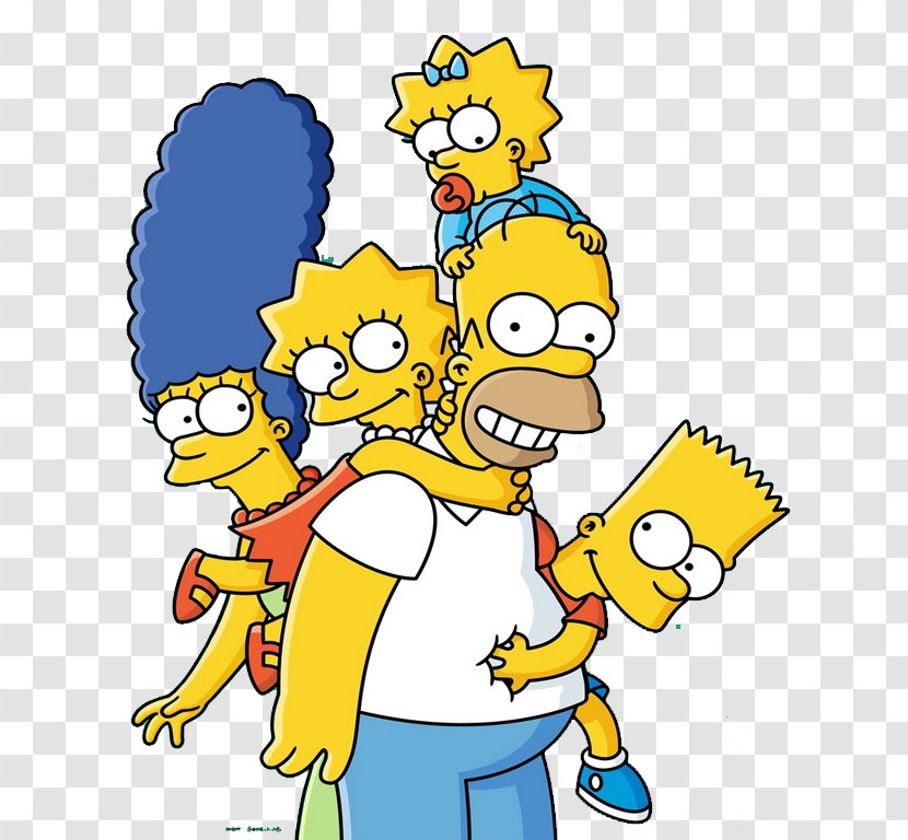 Lisa Simpson Bart Maggie Homer Family Transparent PNG
