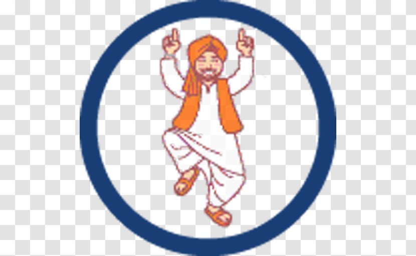 Bhangra Dance Animation Punjab - Punjabis Transparent PNG