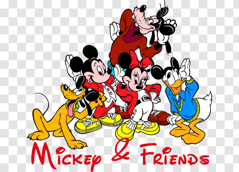 Mickey Mouse Minnie Donald Duck Pluto - Recreation Transparent PNG