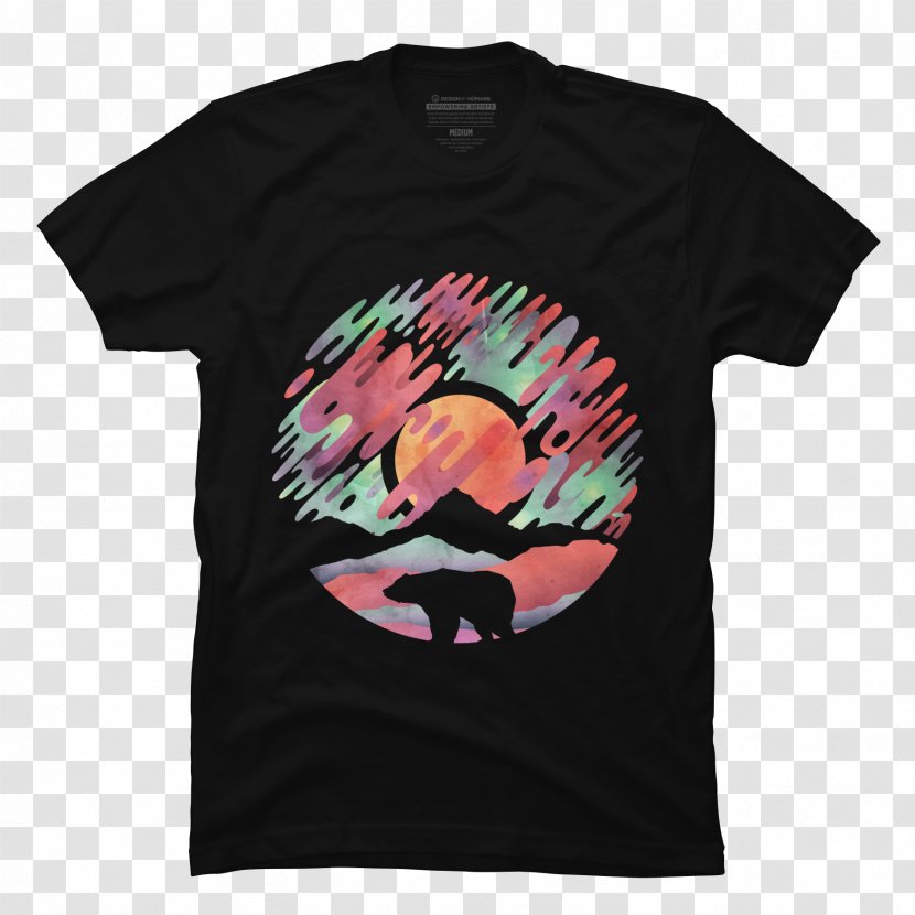T-shirt Hoodie Sleeve Clothing - Shirt - Aurora Boreal Transparent PNG