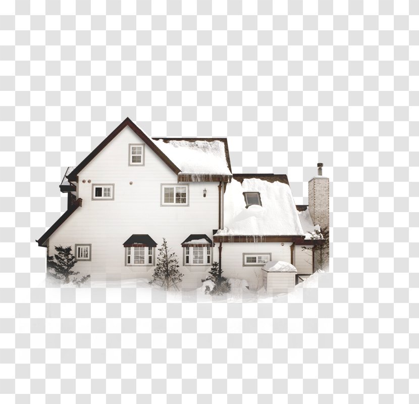 Winter Dongzhi Poster Snow - Home - Building Transparent PNG