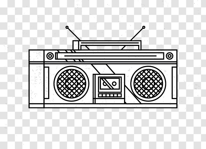 Radio Illustration - Rectangle Transparent PNG