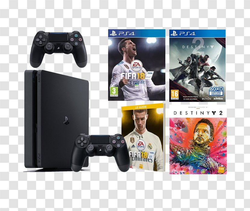 PlayStation 4 Destiny 2 FIFA 18 - Dualshock - Sliming Transparent PNG