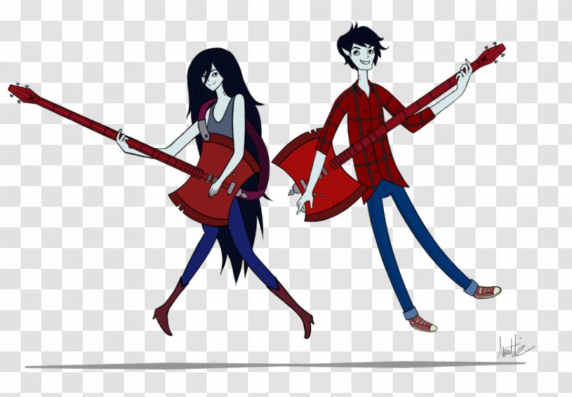 Marceline The Vampire Queen Clip Art Marshall Lee Image Drawing - Tree - Playing Guitar Transparent PNG