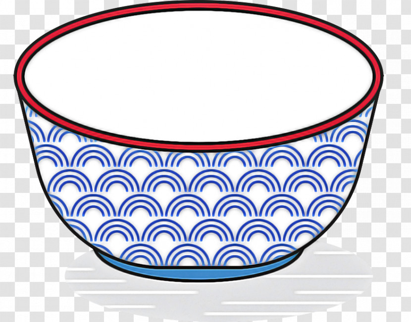 Blue Aqua Tableware Line Bowl Transparent PNG