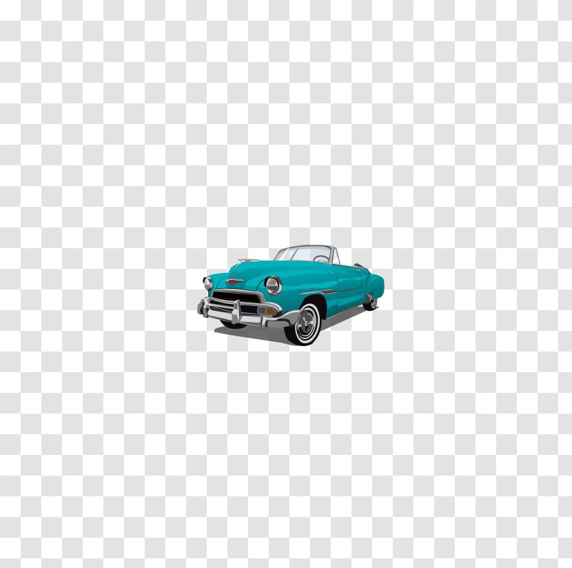 Sports Car Luxury Vehicle Vintage - Motor - Blue Transparent PNG
