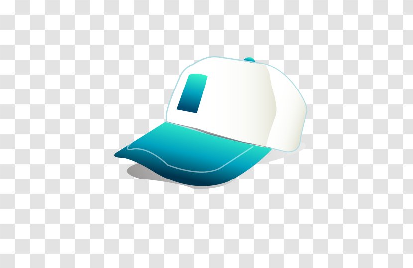 Hat Euclidean Vector Cap Clothing - Turquoise - Baseball Caps Transparent PNG