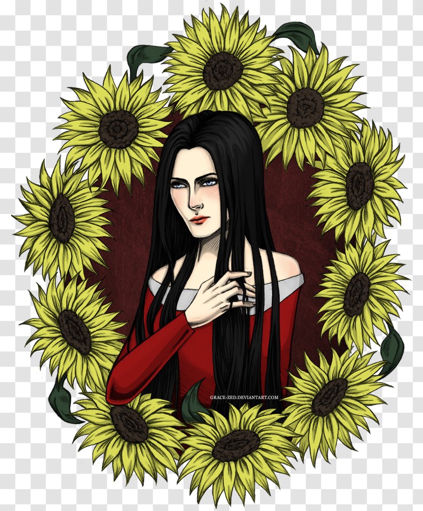 Black Hair - Daisy Family Transparent PNG