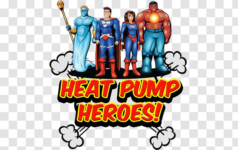 Geothermal Heat Pump HVAC Superhero Clip Art - Too Much Boat Anchor Cartoon Transparent PNG
