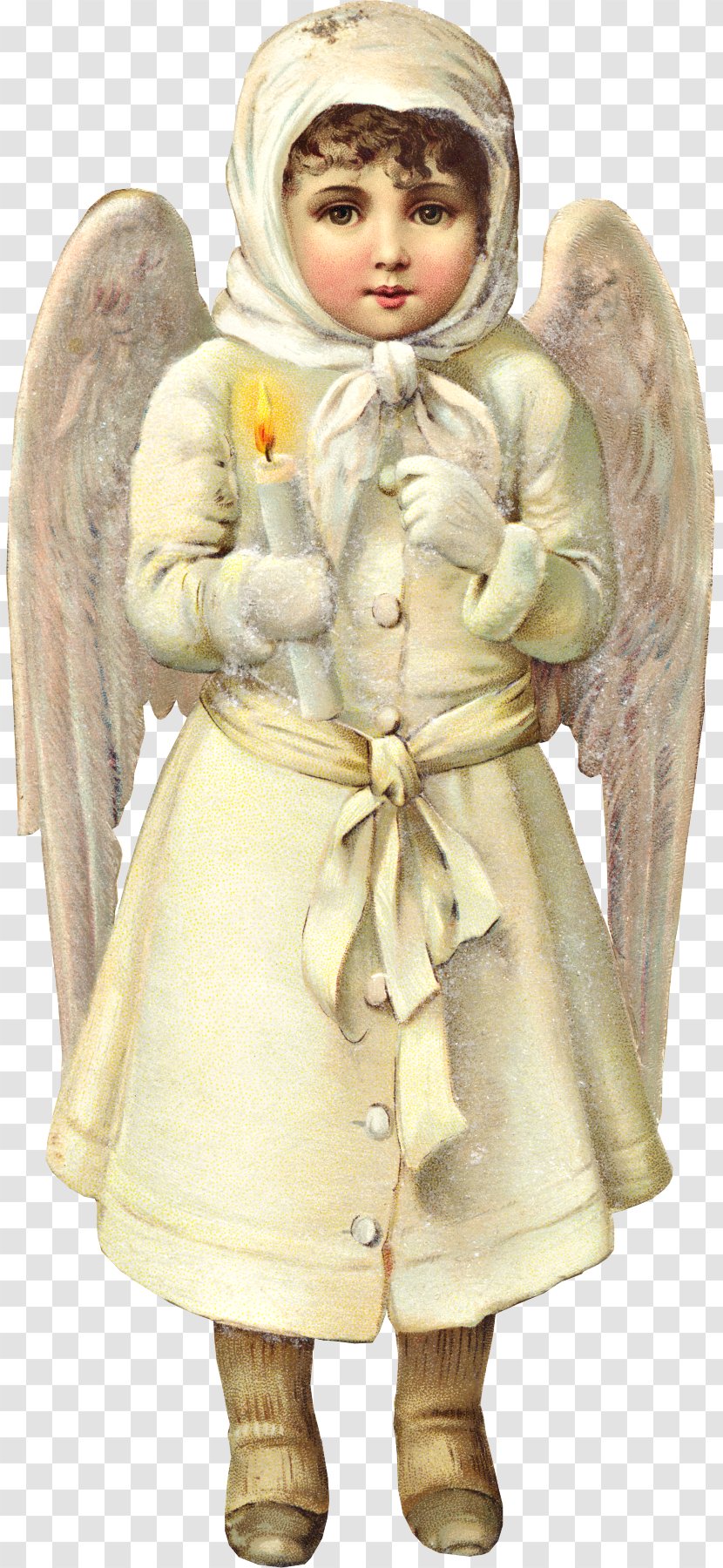 Angel Cherub Victorian Era Christmas Bokmärke - Holiday Transparent PNG