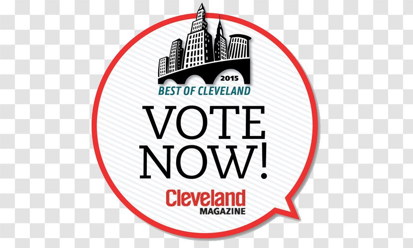 Logo Cleveland Magazine Brand Font - Recreation - Vote Now Transparent PNG