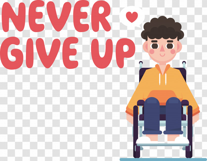 International Disability Day Never Give Up International Day Disabled Persons Transparent PNG