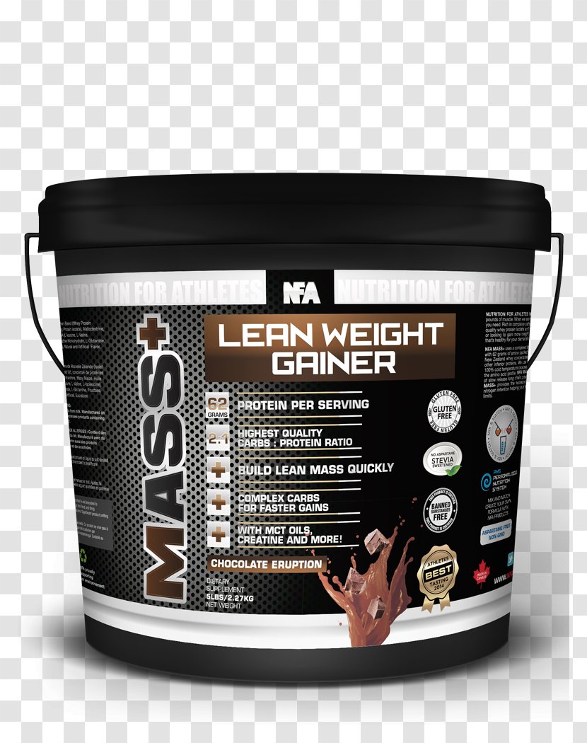 Dietary Supplement Gainer Bodybuilding Lean Body Mass Whey Protein - Bucket DealS Transparent PNG