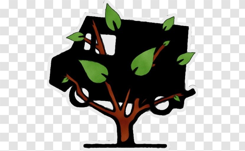 Green Clip Art Tree Leaf Plant - Logo Transparent PNG