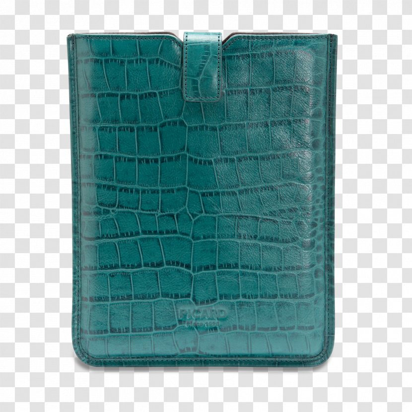 Wallet Leather Rectangle Turquoise Transparent PNG