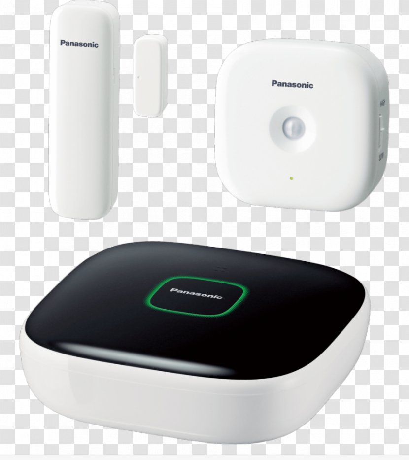 Home Automation Kits Panasonic Sensor Security System - Ethernet Hub - Safety Panels Transparent PNG