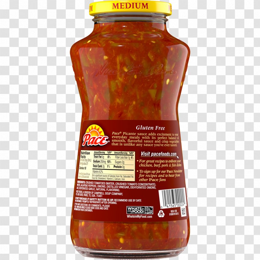 Salsa Sweet Chili Sauce Hot Pace Foods - Tostitos - Tomato Transparent PNG