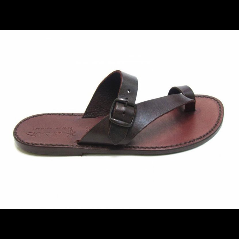 Slipper Leather Sandal Tanning Shoe - Brown Transparent PNG