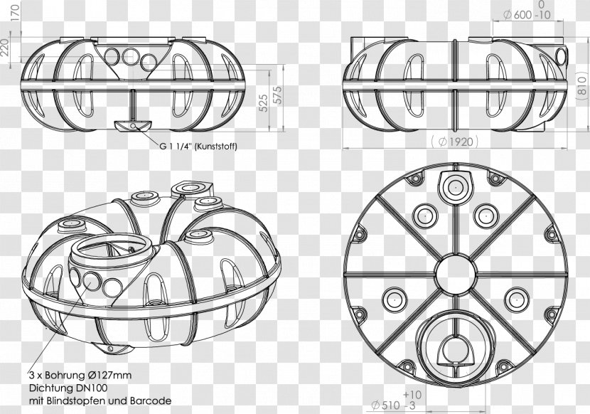 Cistern Rain Barrels Fachvereinigung Betriebs- Und Regenwassernutzung Water Reservoir Lid - Drawing - Stern Transparent PNG