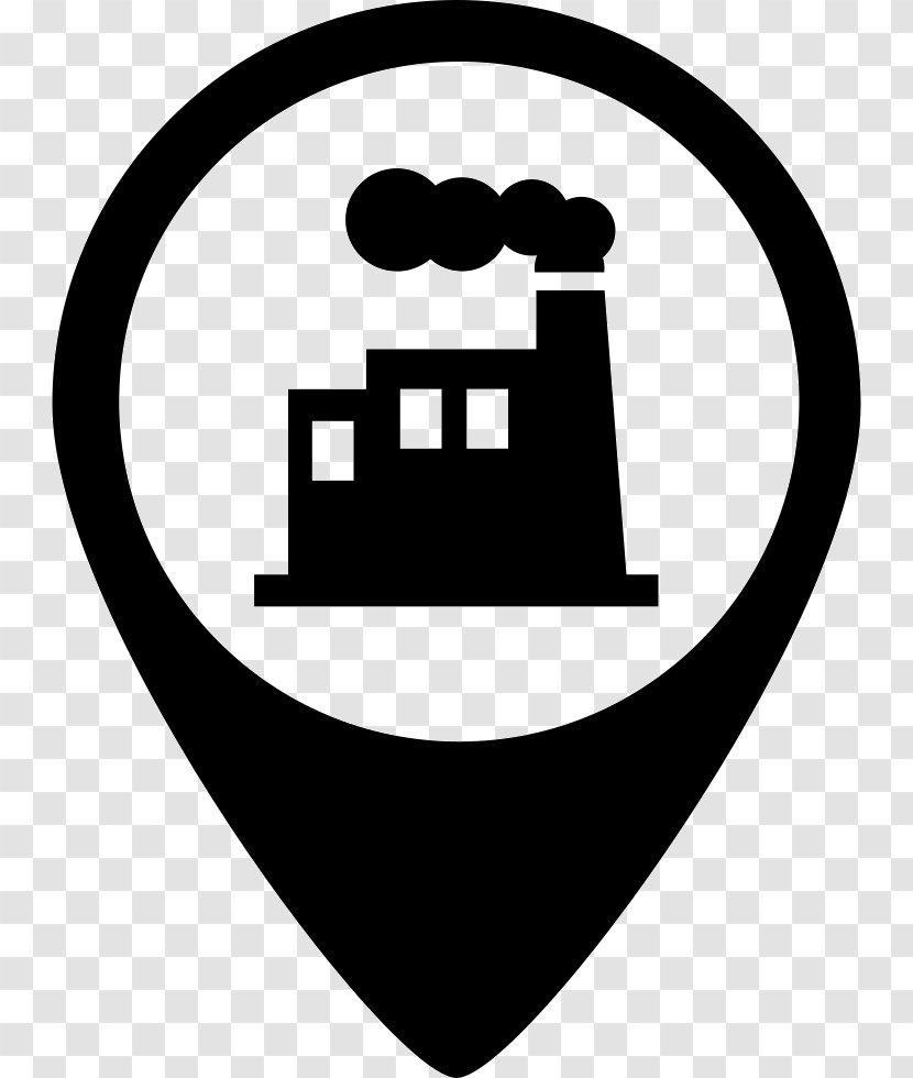 Factory Clip Art - Black And White - Icon Transparent PNG