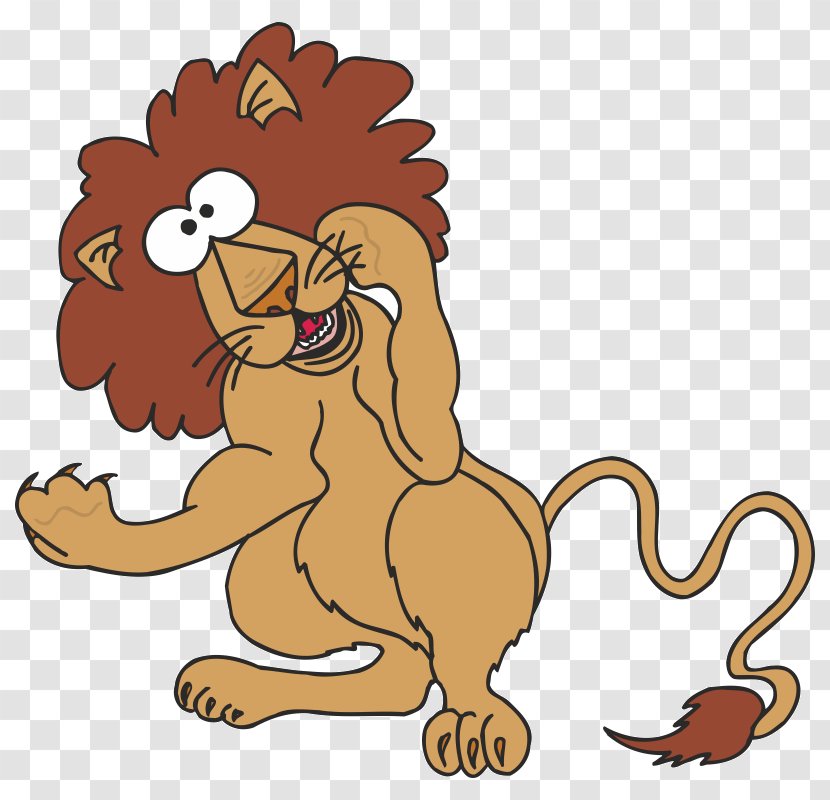 Lion Cartoon Clip Art - Drawing Transparent PNG