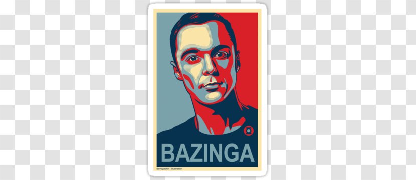 Jim Parsons The Big Bang Theory Sheldon Cooper Pop Art - Poster - Bazinga Transparent PNG