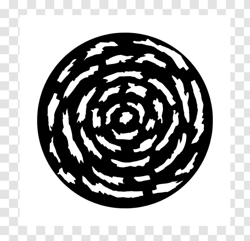 Spiral Microsoft PowerPoint Black And White Circle Pattern - Monochrome Photography Transparent PNG