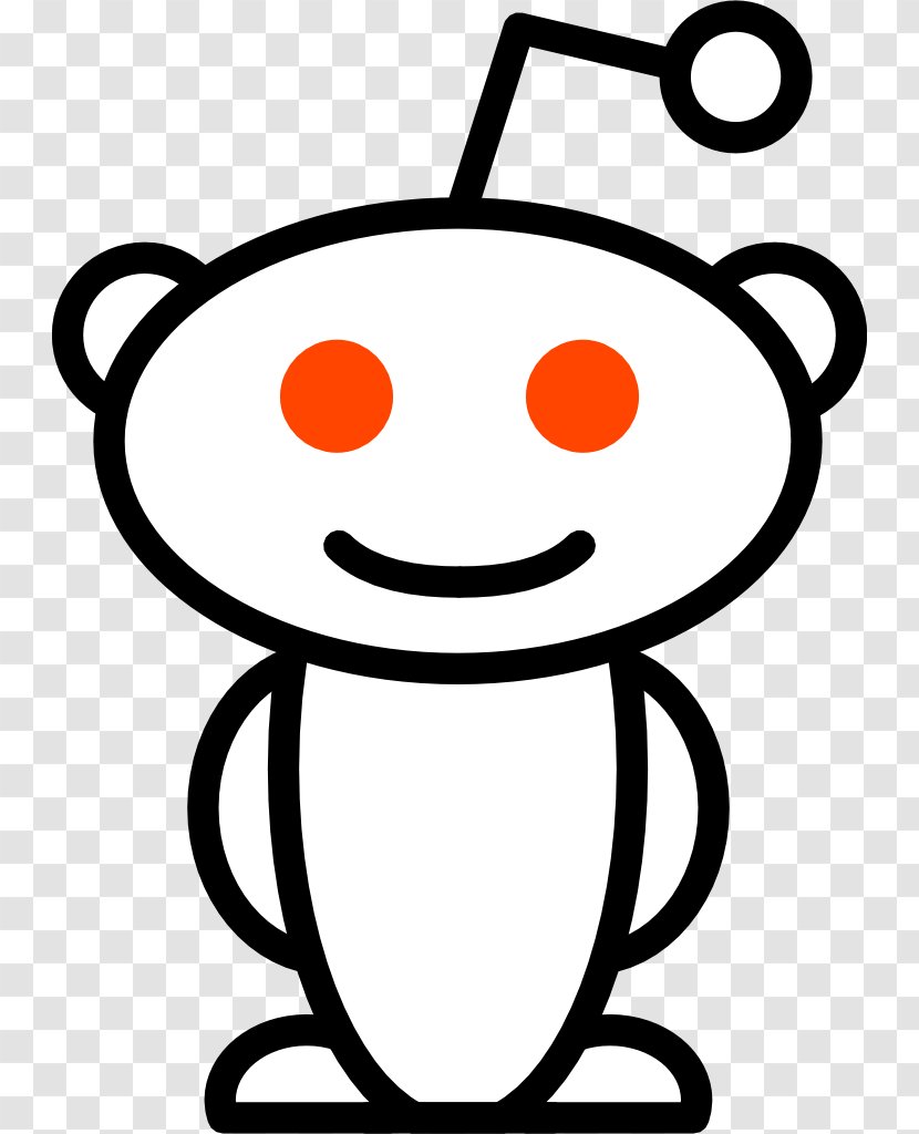 Yooka-Laylee Reddit Logo Clip Art - Black And White - Alien Peace Sign Transparent PNG