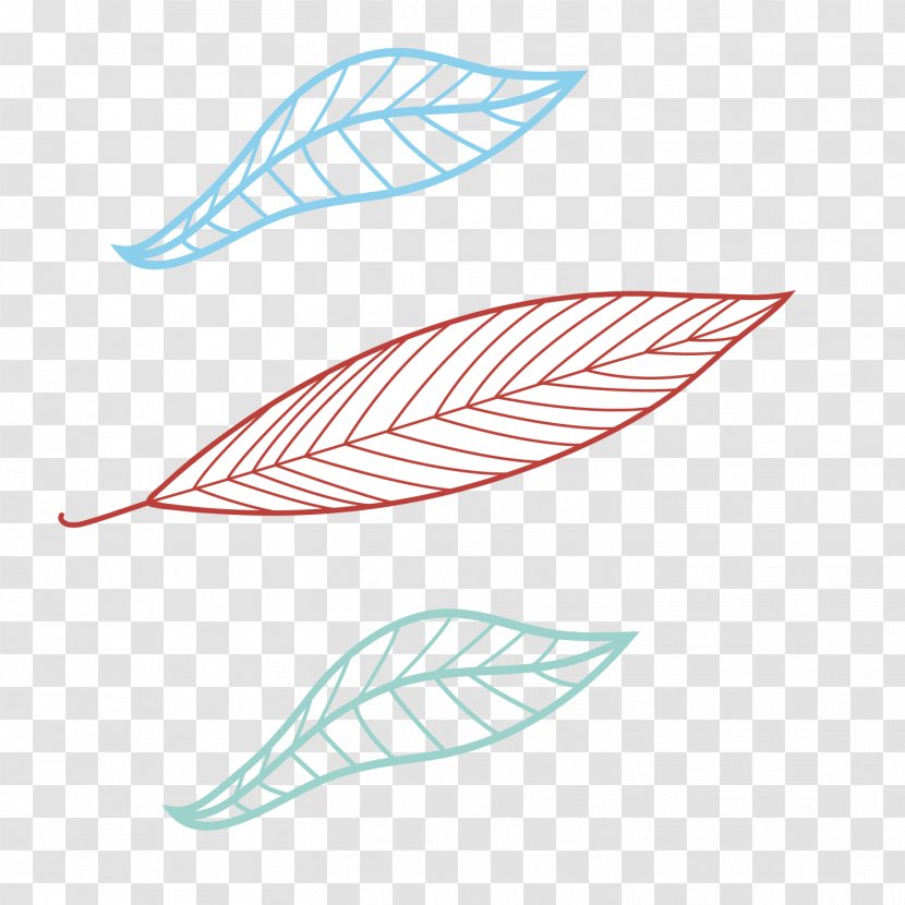 Colorful Decorative Leaves - Computer Graphics - Leaf Transparent PNG