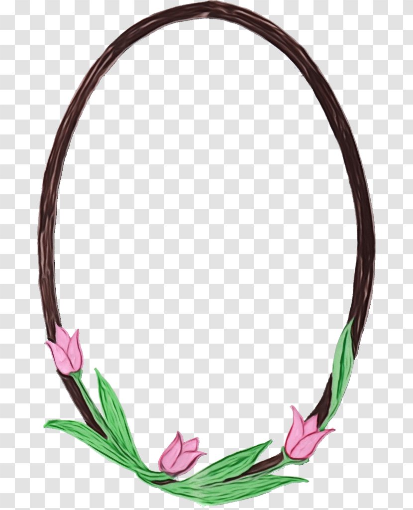 Background Watercolor Frame - Flower - Plant Hair Accessory Transparent PNG