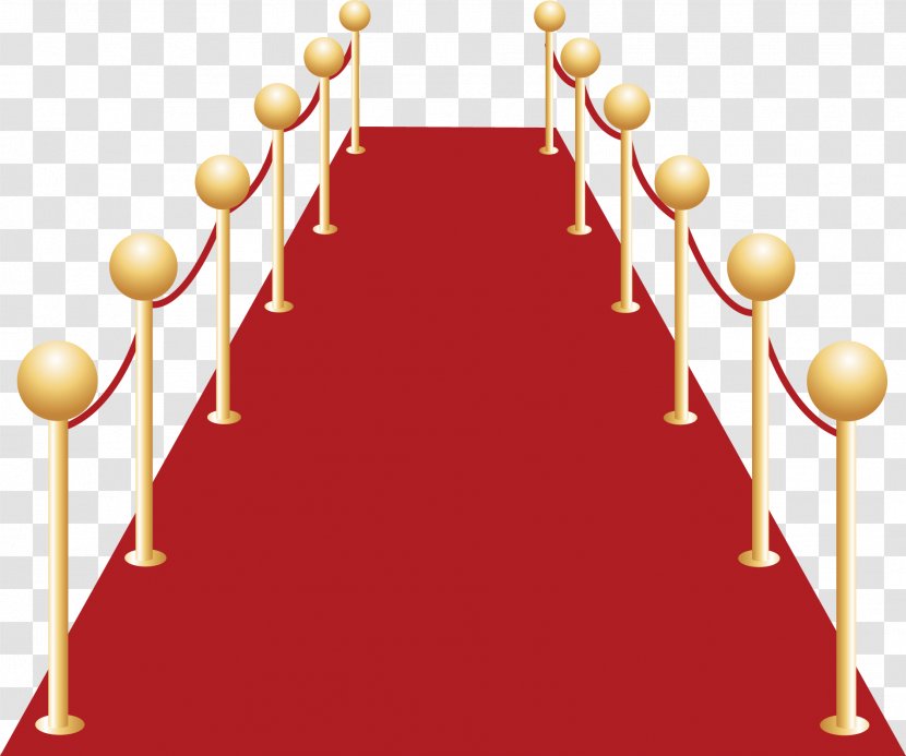 Avenue Of Stars, Hong Kong Clip Art - Carpet - Corridor Red Isolation Belt Transparent PNG