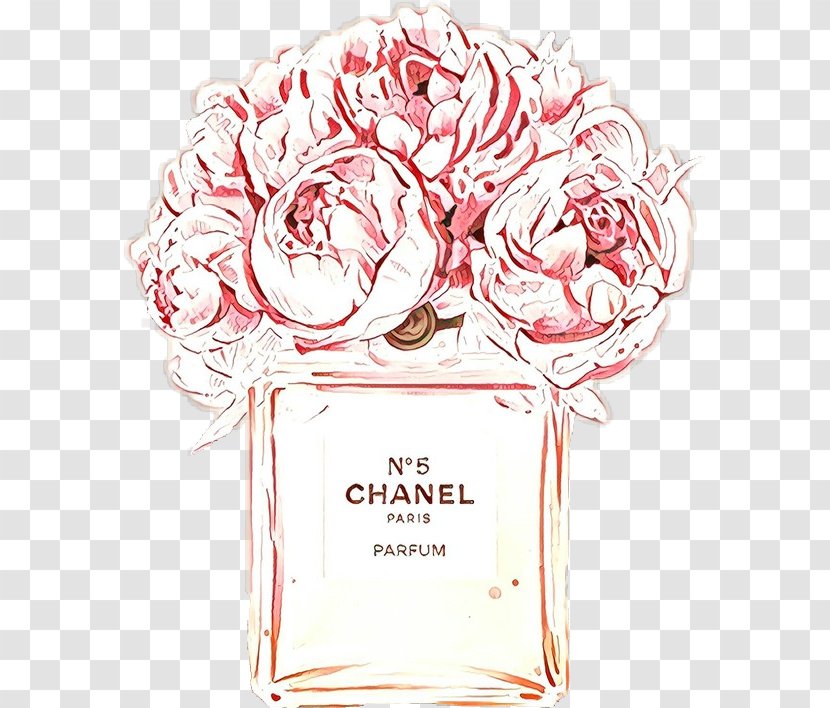 Flower Art Watercolor - Perfume - Drinkware Garden Roses Transparent PNG