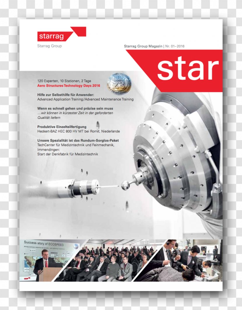 StarragHeckert Holding Flexible Manufacturing System Machining Lathe Magazine - Turning Transparent PNG