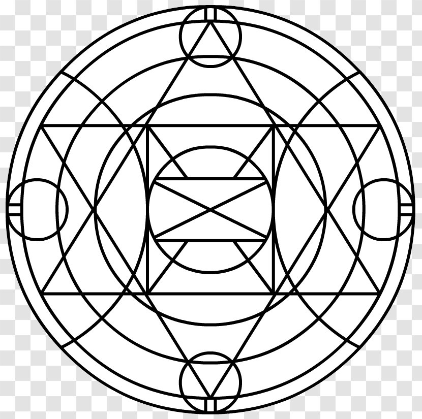 Edward Elric Fullmetal Alchemist Alchemy Nuclear Transmutation Circle - Frame Transparent PNG