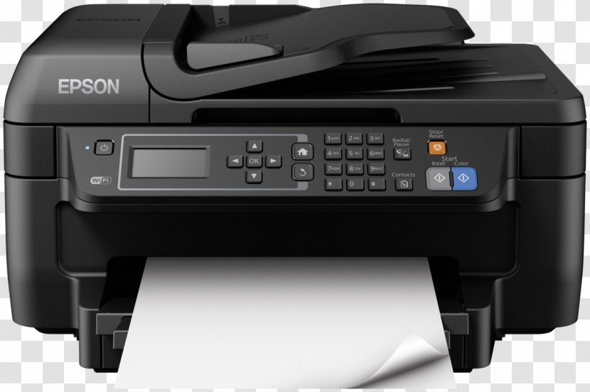 Epson WorkForce WF-2750 Multi-function Printer WF-2650 Inkjet Printing - Workforce Wf2750 Transparent PNG