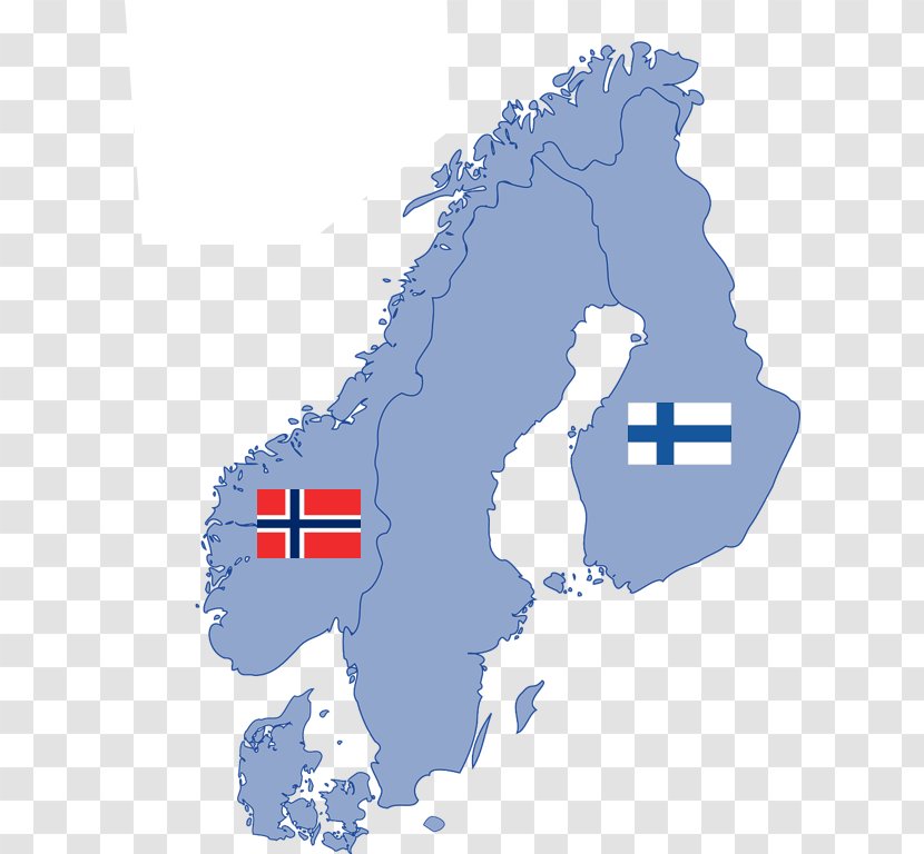 Sweden Norway Geography Map Clip Art - Finland Transparent PNG