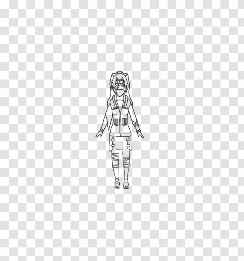 Line Art Cartoon Outerwear Sketch - Clothing - Body Outline Transparent PNG