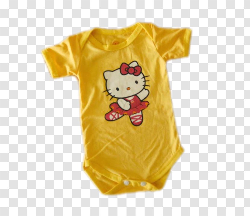 Baby & Toddler One-Pieces T-shirt Hello Kitty Children's Clothing Infant - T Shirt Transparent PNG