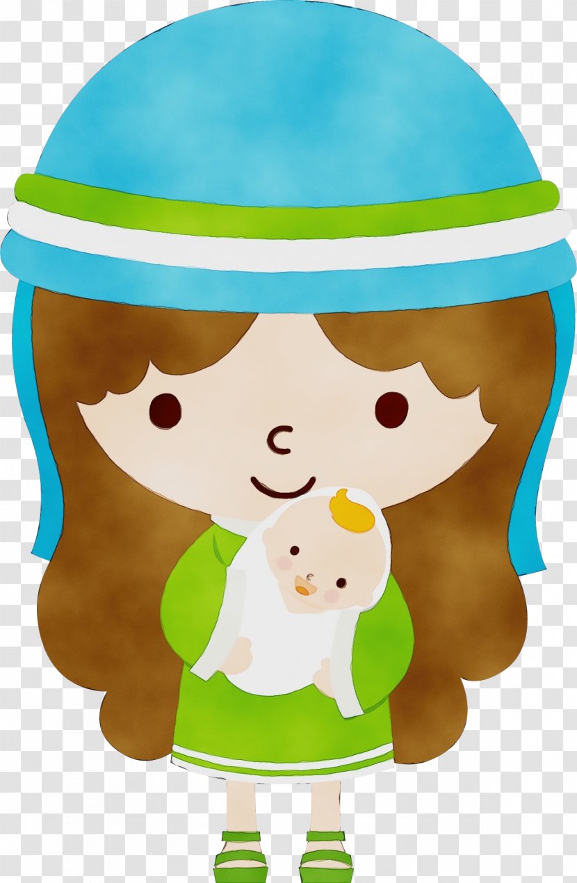 Christmas Watercolor - Day - Fictional Character Green Transparent PNG