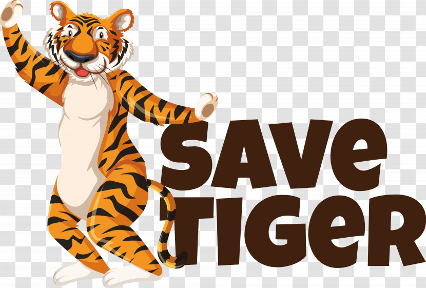 Bengal Tiger Siberian Tiger Cougar Wildlife Cartoon Transparent PNG