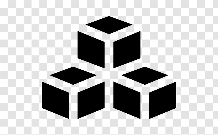 Share Icon Three-dimensional Space Uitslag Cube - Geometric Symbols Transparent PNG