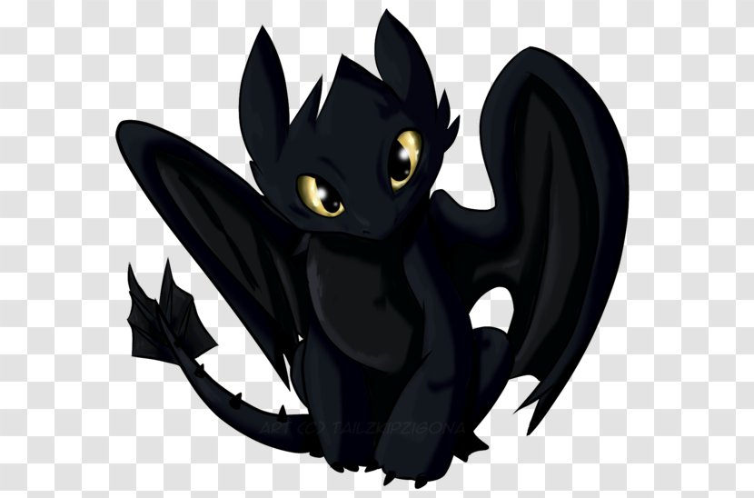 Toothless DeviantArt How To Train Your Dragon - Cat Transparent PNG
