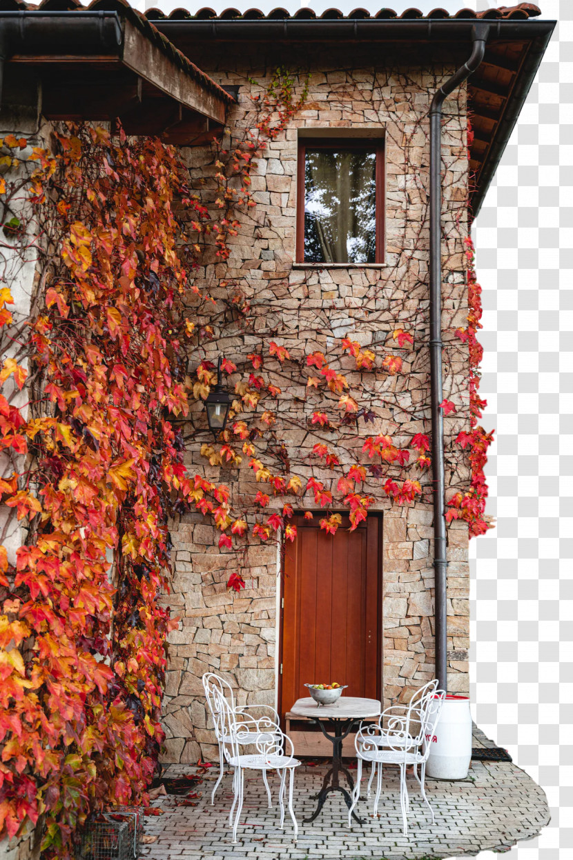 Autumn Window Transparent PNG